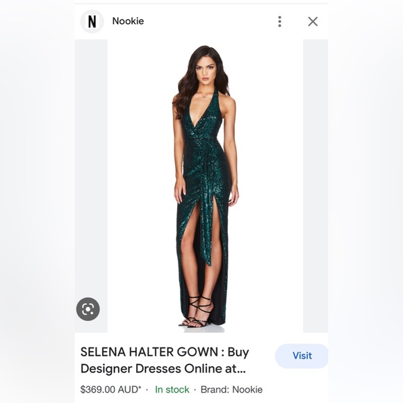 Nookie Small / Medium Prom Dress gown BNWT - Picture 1 of 3